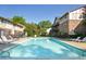 Relaxing community pool with lounge chairs, perfect for sunny days and enjoying the outdoors at 1181 Church St # D, Decatur, GA 30030