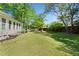 Large backyard with green grass and privacy fence perfect for outdoor enjoyment at 3200 Hampton Ridge Way, Snellville, GA 30078