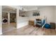 Spacious basement area with storage and workout equipment at 568 Timberland Dr, Atlanta, GA 30342