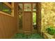 Charming front door framed by windows and stonework, providing a welcoming entrance to the home at 2208 Guinevere Ne Way, Atlanta, GA 30345