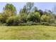 A wide view of the grassy backyard at 4357 James Wade Dr, Snellville, GA 30039