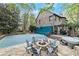 Backyard space offering a fire pit, basketball court, and an entertainment space, perfect for outdoor fun at 3749 Watkins Ne Pl, Brookhaven, GA 30319