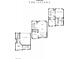 Floor plan showcasing layout with kitchen, living, bedrooms, and garage spaces in Aviana at 595 Broadview Ne Pl, Atlanta, GA 30324