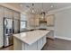 Bright kitchen featuring a large island, stainless steel appliances, and modern cabinetry at 595 Broadview Ne Pl, Atlanta, GA 30324