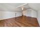 Bright bonus room with hardwood floors, built in shelves and closet at 68 Highcrest Dr, Acworth, GA 30101
