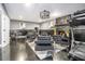Basement space with fireplace, bar, and room for entertaining and recreation at 1837 Miramonte Way, Lawrenceville, GA 30045