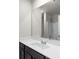 Stylish bathroom featuring a modern sink and mirror at 3728 In Bloom Way, Auburn, GA 30011