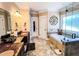 Bathroom featuring double sinks, soaking tub, decorative tile work, and a glass shower at 2319 Lochinver Ln, Conyers, GA 30094