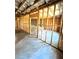 Unfinished basement with exposed framing and concrete floor at 2671 Moon Chase Ln, Buford, GA 30519