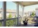 Private balcony with a view of the surrounding neighborhood and lush greenery at 351 Senna St, Marietta, GA 30064