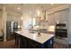 Stylish kitchen with stainless steel appliances, a kitchen island with barstools, and plenty of counter space at 351 Senna St, Marietta, GA 30064