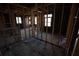 A view of an unfinished room with studs framing the walls, showcasing potential for personalization at 2055 Marco Dr, Decatur, GA 30032