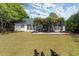 Lush backyard with a patio, perfect for outdoor gatherings and enjoying the serene surroundings at 5755 Haterleigh Dr, Alpharetta, GA 30005
