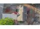Overhead view of a well-maintained roof, driveway, and deck at 97 Spring Leaf Dr, Dallas, GA 30157
