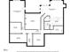 Detailed basement plan featuring unfinished space, recreation room, wet bar, and storage at 5204 Heron Bay Blvd, Locust Grove, GA 30248