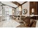 Opulent building lobby with marble floors, modern seating, and sleek reception area at 1820 Peachtree Nw St # 804, Atlanta, GA 30309