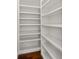 Walk-in pantry with white shelving at 2015 N Decatur Ne Rd, Atlanta, GA 30307