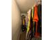 Walk-in closet with lots of hanging space and organization for clothes and accessories at 305 Pleasant Forest Dr, Temple, GA 30179