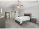 Spacious bedroom with vaulted ceiling and ample closet space at 4643 Grand Central Pkwy, Decatur, GA 30035