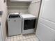 Convenient laundry area with modern washer and dryer units for efficient home care at 3510 Beaver Cove Rd, Cumming, GA 30041
