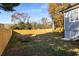 Spacious backyard with a new wooden fence, ready for outdoor activities and entertaining at 221 Silver Springs Sw Cir, Atlanta, GA 30310