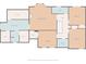 An architect's floor plan of the second level at 3200 Country Club Nw Ct, Kennesaw, GA 30144