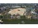 Aerial view of park featuring baseball fields, tennis courts, and lake access near property at 273 12Th Ne St # 114, Atlanta, GA 30309
