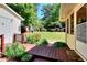 Beautiful deck in a quiet and private wooded backyard area. Perfect for grilling! at 4172 Whispering Forest Ct, Lilburn, GA 30047