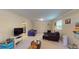 Finished basement area with lots of functional space for storage and recreation at 4172 Whispering Forest Ct, Lilburn, GA 30047