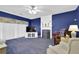 Spacious living room with fireplace and neutral decor at 200 Boca Ciega Ct, Alpharetta, GA 30022