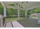 Covered patio perfect for outdoor dining and relaxation with views of the backyard at 3090 Thrasher Nw Ct, Kennesaw, GA 30144