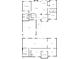 Blueprint of the home's combined main and lower levels with a complete layout of the property at 191 Orchard Dr, Canton, GA 30115