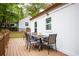 Cozy deck overlooking backyard with table and chairs, ideal for outdoor dining at 2086 Harold Se Ave, Smyrna, GA 30080