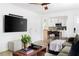Bright living room with a view into the kitchen, featuring modern furnishings and decor at 2086 Harold Se Ave, Smyrna, GA 30080