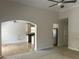 View of the living room looking into the kitchen and dining area at 4383 Post Rd, Winston, GA 30187
