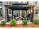 An outdoor gazebo with comfortable seating, perfect for relaxing and entertaining guests at 2582 Corey Park Dr, Loganville, GA 30052