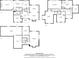 Detailed floor plan showcasing the layout of the home's multiple levels at 3110 Royal Troon, Woodstock, GA 30189