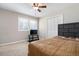 Cozy bedroom featuring a comfortable bed, natural light, and ample closet space for relaxed living at 4284 Carlos Ct, Powder Springs, GA 30127