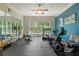 Exercise room equipped with treadmill, elliptical and free weights at 625 Aunt Lucy Sw Ln # 61, Smyrna, GA 30082