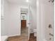 Stylish bathroom features a modern vanity, sink, and lighting fixtures at 160 Oglesby Bridge Rd, Conyers, GA 30094