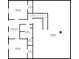 Second floor floorplan showing bedrooms, bathrooms, and a basement at 6865 Fletcher Dr, Winston, GA 30187