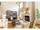 Spacious living room with high ceilings, fireplace, and stylish decor, perfect for entertaining at 5178 S Trimble Rd, Atlanta, GA 30342