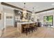Spacious kitchen with a large island, stainless steel appliances, and open floor plan at 284 Hook St, Alpharetta, GA 30009