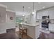 Modern kitchen with granite countertops, stainless steel appliances, and bright, natural light at 486 Crestmont Ln, Canton, GA 30114