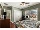 Bedroom with hardwood floors and a view at 700 Piedmont Ne Ave # 4, Atlanta, GA 30308