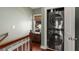 Conveniently located laundry area with stacked washer and dryer units in a hallway closet at 700 Piedmont Ne Ave # 4, Atlanta, GA 30308