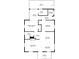 Detailed floor plan showing layout of bedrooms, bathrooms, kitchen, living room and deck at 1518 Langston Sw Ave, Atlanta, GA 30310