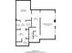 The basement floor plan displays a recreation room, utility room, bathroom, and additional hall and storage space at 4380 Laurian Nw Dr, Kennesaw, GA 30144