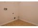 The laundry room includes tile flooring, a washer hookup, and a dryer hookup at 5840 Harrier Ln, Atlanta, GA 30349