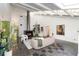 Bright living room with a fireplace and skylights at 1121 Dawn View Nw Ln, Atlanta, GA 30327